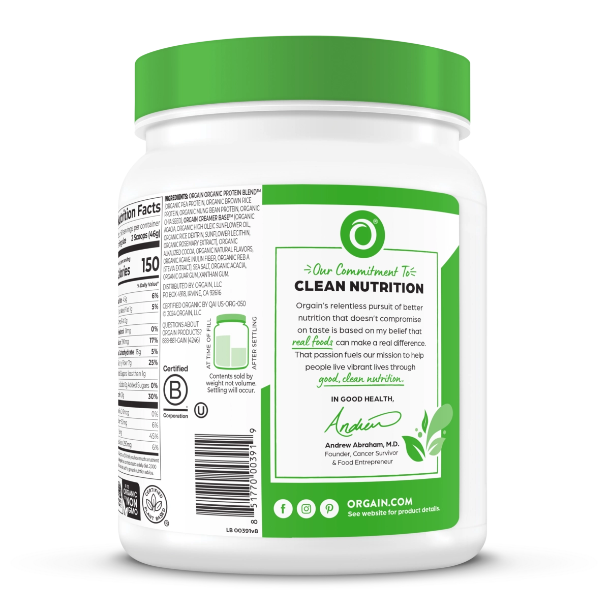 851770003919-v8-Orgain-ProteinPowder-1.02lb-Label-Chocolate-20240311-SideB-HIRES-web_1200px.png